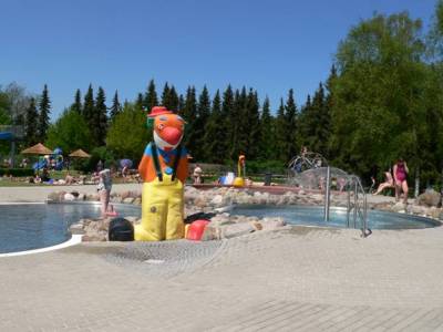 Auch f�r die ganz kleinen Stadtbewohner wurde gesorgt. So haben auch die Eltern Spa�.